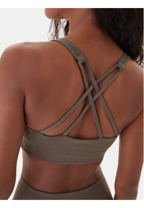 GIRLFRIEND COLLECTIVE - Girlfriend Collective Biustonosz sportowy Float Riley 1055 Beżowy. Kolor: beżowy. Materiał: syntetyk