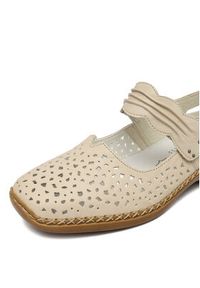 Rieker Półbuty CEO-41399-60 Beżowy. Kolor: beżowy. Materiał: skóra #2