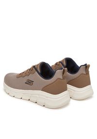 skechers - Skechers Sneakersy Bobs B Flex-Icy Edge 118109/TPE Brązowy. Kolor: brązowy. Materiał: materiał #6