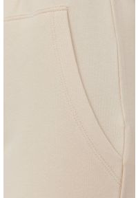 Answear Lab Spodnie damskie kolor beżowy gładkie. Kolor: beżowy. Materiał: dzianina. Wzór: gładki