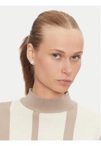 Vero Moda Sweter Gold New Art 10311357 Beżowy Regular Fit. Kolor: beżowy. Materiał: syntetyk #4