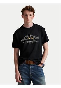 Polo Ralph Lauren T-Shirt 710981142001 Czarny Classic Fit. Typ kołnierza: polo. Kolor: czarny. Materiał: bawełna