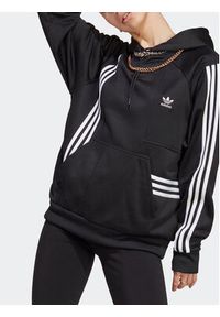 Adidas - adidas Bluza Hoodie IC2382 Czarny. Kolor: czarny. Materiał: syntetyk