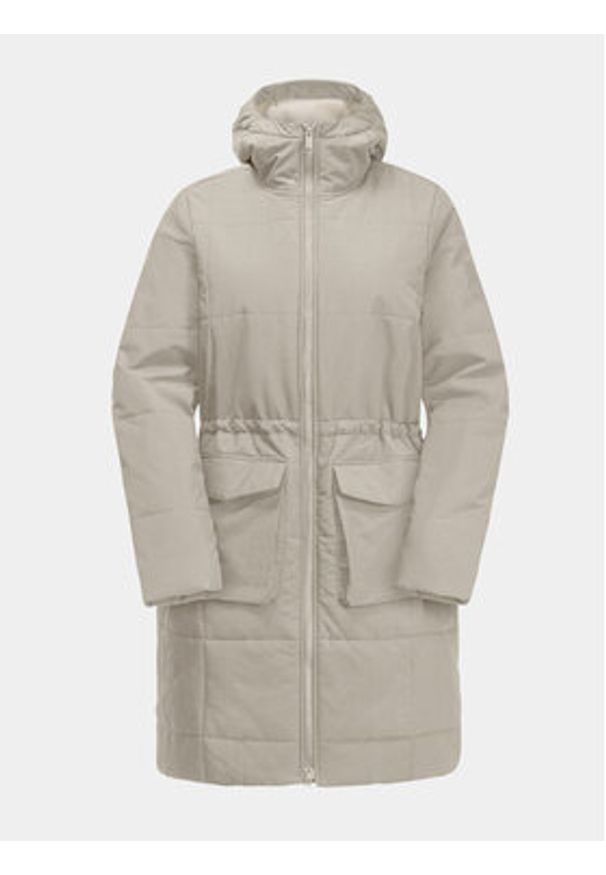 Jack Wolfskin Kurtka zimowa White Frost Parka 1207361 Szary Regular Fit. Kolor: szary. Materiał: syntetyk. Sezon: zima