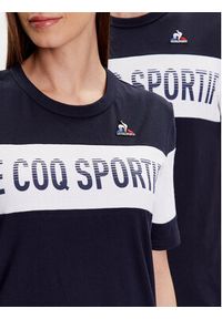 Le Coq Sportif T-Shirt Unisex 2310360 Granatowy Regular Fit. Kolor: niebieski. Materiał: bawełna #5