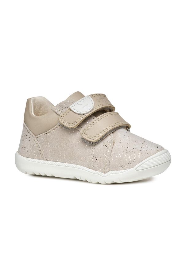 Buty dziecięce Geox Macchia. Kolor: beżowy