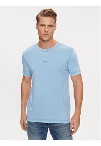 BOSS - Boss T-Shirt Tokks 50502173 Błękitny Regular Fit. Kolor: niebieski. Materiał: bawełna