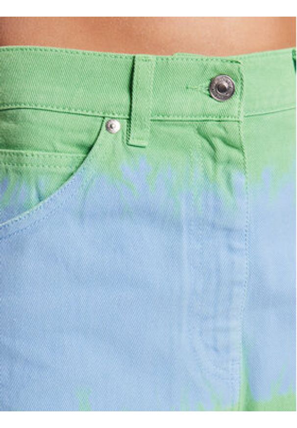 MSGM Jeansy 3441MDP55TD 237281 Zielony Boyfriend Fit. Kolor: zielony