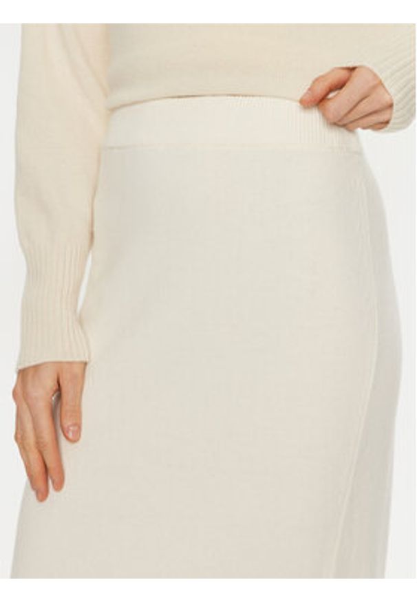 ViCOLO Spódnica ołówkowa 22085S Biały Regular Fit. Kolor: biały. Materiał: wiskoza, syntetyk