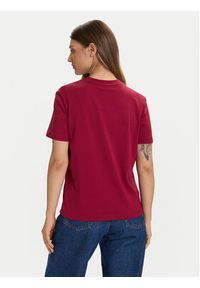 Calvin Klein Jeans T-Shirt LV047C912G Czerwony Regular Fit. Kolor: czerwony. Materiał: bawełna #3