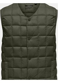 Only & Sons Kamizelka Gavin 22030622 Zielony Regular Fit. Kolor: zielony. Materiał: syntetyk #4
