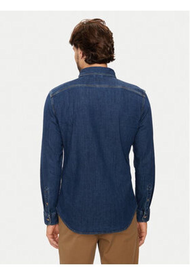 Levi's® Koszula jeansowa Battery Housemark 86625-0052 Niebieski Slim Fit. Kolor: niebieski. Materiał: syntetyk