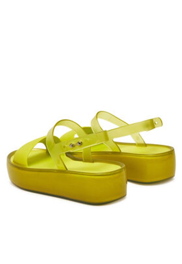 melissa - Melissa Sandały Float Platform 36066 Zielony. Kolor: zielony. Obcas: na platformie