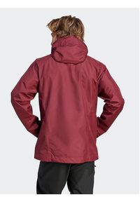 Adidas - adidas Kurtka outdoor Terrex Xperior GORE-TEX Paclite Rain IB4259 Czerwony Regular Fit. Kolor: czerwony. Materiał: syntetyk. Technologia: Gore-Tex. Sport: outdoor #2