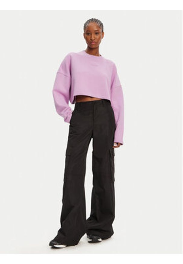 Hugo - HUGO Bluza Derissa_B 50545035 Różowy Relaxed Fit. Kolor: różowy. Materiał: bawełna