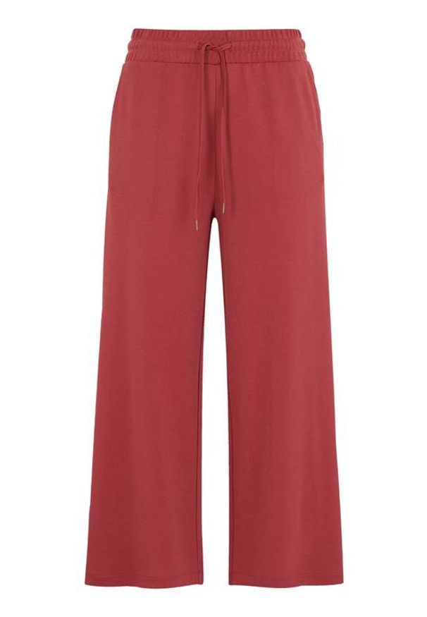 Freequent Spodnie typu culotte z modalu Yr czerwony female czerwony S (38). Kolor: czerwony. Materiał: materiał, tkanina, guma, włókno, wiskoza, jersey. Styl: elegancki