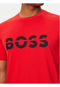 BOSS - Boss T-Shirt 50525208 Czerwony Regular Fit. Kolor: czerwony. Materiał: bawełna