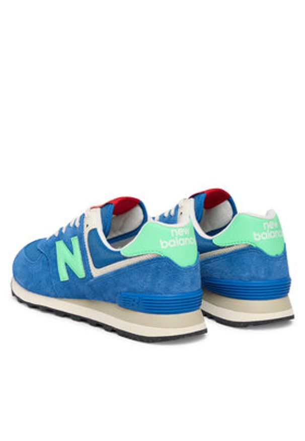 New Balance Sneakersy U574BSC M Niebieski. Kolor: niebieski. Materiał: skóra, zamsz. Model: New Balance 574