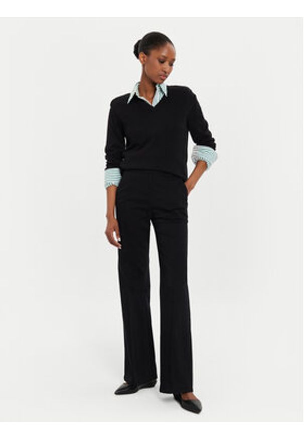 United Colors of Benetton - United Colors Of Benetton Sweter 103CD10BE Czarny Regular Fit. Kolor: czarny. Materiał: bawełna