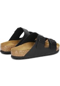Klapki męskie Birkenstock Arizona. Kolor: czarny. Materiał: materiał, syntetyk, tkanina