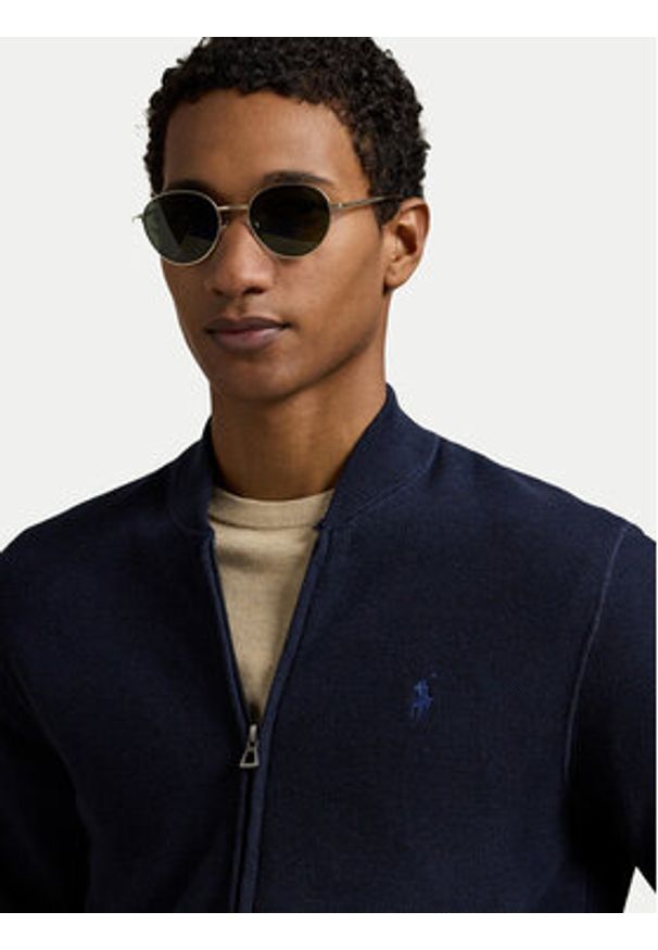 Polo Ralph Lauren Bluza 710961158001 Granatowy Regular Fit. Typ kołnierza: polo. Kolor: niebieski. Materiał: bawełna