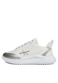 Calvin Klein Jeans Sneakersy YW0YW01442 Biały. Kolor: biały. Materiał: materiał #3