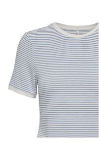 only - ONLY T-Shirt Tine 15315406 Niebieski Regular Fit. Kolor: niebieski. Materiał: wiskoza #5