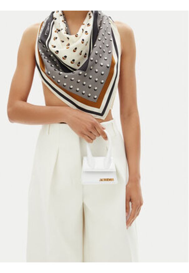 JACQUEMUS Torebka Le Chiquito 21H213BA001-3000 Biały. Kolor: biały. Materiał: skórzane