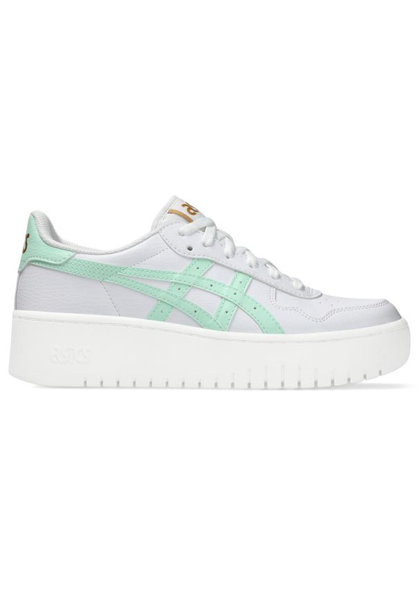 Sneakersy damskie Asics Japan S PF. Okazja: na co dzień. Kolor: biały. Materiał: syntetyk, skóra