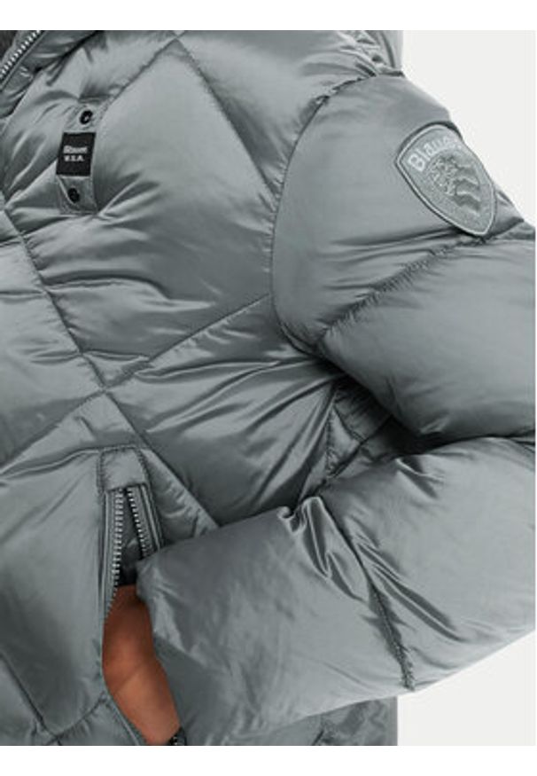 Blauer Kurtka zimowa 24WBLDC02273 Szary Regular Fit. Kolor: szary. Materiał: syntetyk. Sezon: zima