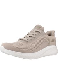 skechers - Tenisówki Skechers Model Bobs Squad Chaos Kolor Beżowy. Kolor: beżowy. Materiał: syntetyk, tkanina. Model: Skechers Sport. Sport: turystyka piesza