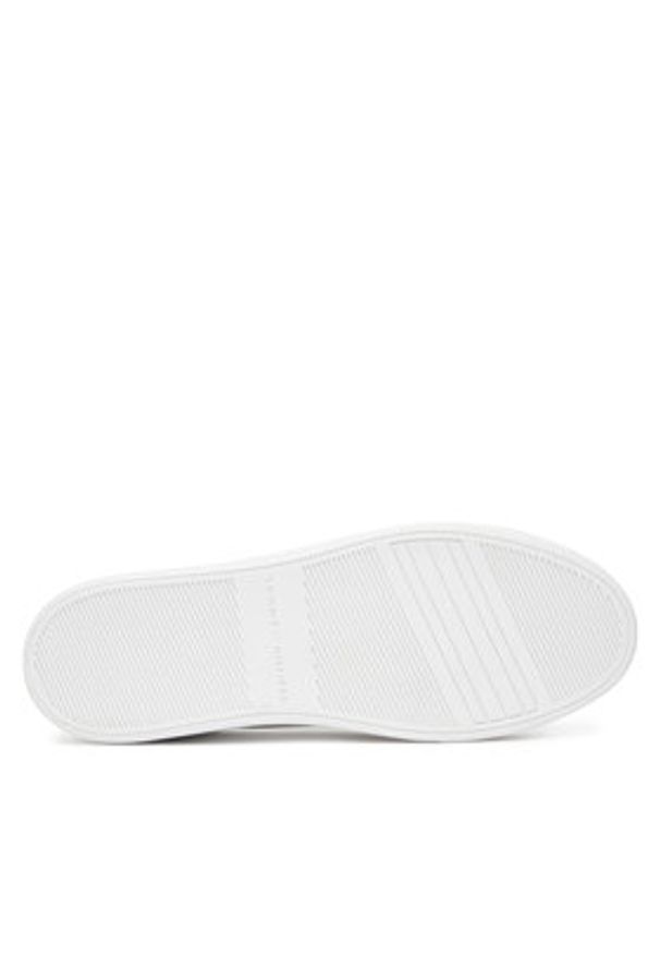 TOMMY HILFIGER - Tommy Hilfiger Sneakersy Essential Platform Court Sneaker FW0FW08756 Biały. Kolor: biały. Materiał: skóra. Obcas: na platformie