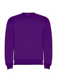 ROLY - Bluza Unisex Dla Dorosłych Clasica Z Okrągłym Dekoltem. Kolor: fioletowy