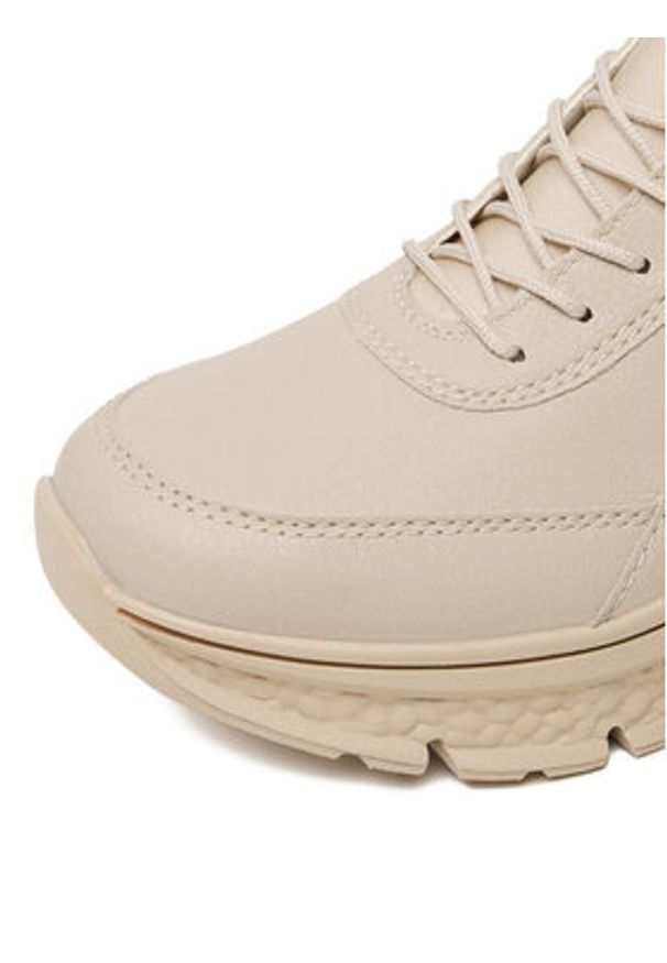 Rieker Sneakersy 48050-60 Beżowy. Kolor: beżowy. Materiał: syntetyk, materiał