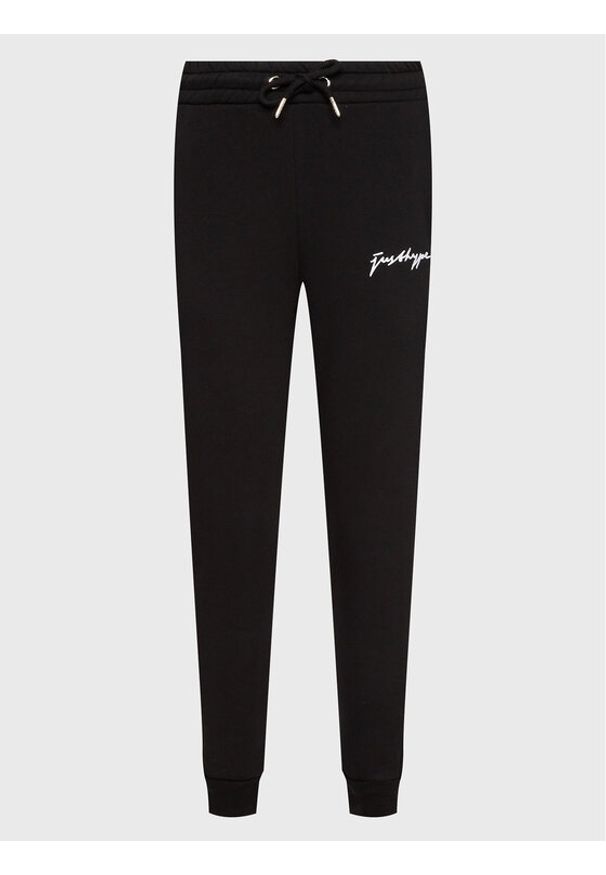 Hype - HYPE Spodnie dresowe CORE21-079 Czarny Regular Fit. Kolor: czarny. Materiał: bawełna