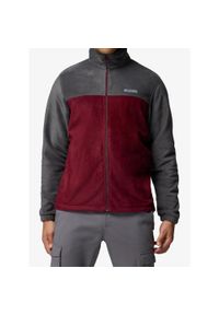 columbia - Polar męski Columbia Steens Mountain 2.0. Kolor: czerwony. Materiał: polar. Sport: turystyka piesza
