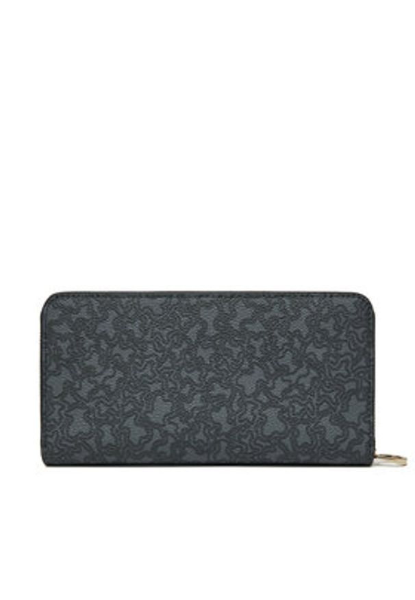 Tous - TOUS Portfel Kaos Mini Lines 2002183447 Szary. Kolor: szary. Materiał: skóra