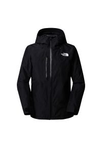 Kurtka męska The North Face Descendit 0A87Y9KX71 - czarna. Kolor: czarny. Materiał: materiał, syntetyk, poliester, tkanina. Styl: klasyczny. Sport: narciarstwo