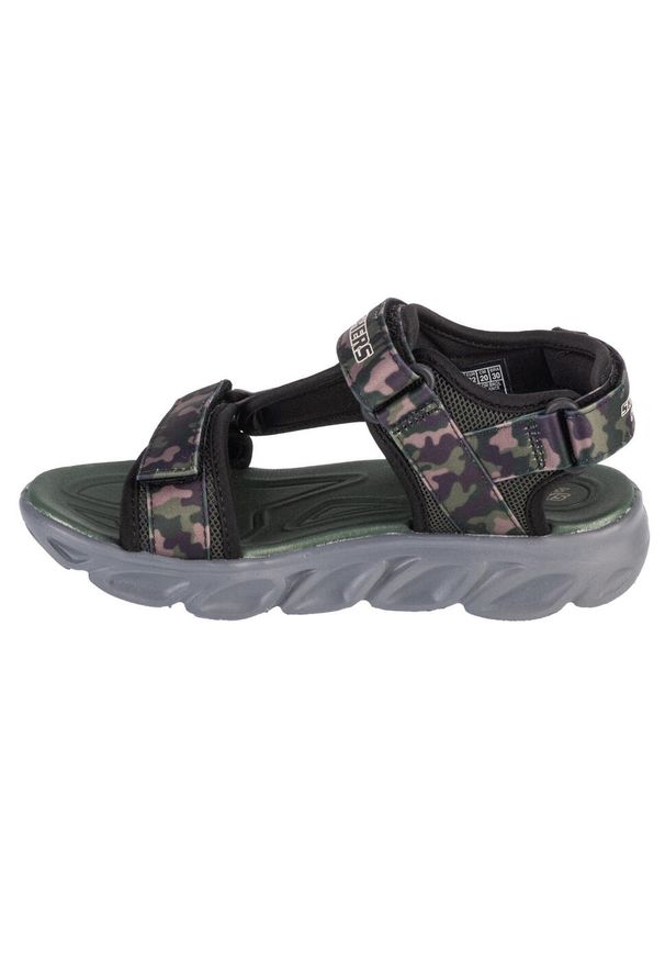 skechers - Sandały chłopięce, Hypno-Splash - Sun Breaks. Kolor: czarny