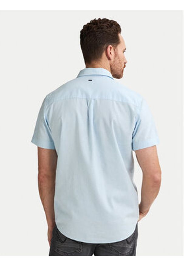 Petrol Industries Koszula M-1050-SIS414 Błękitny Regular Fit. Kolor: niebieski. Materiał: bawełna