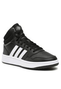 Adidas - adidas Sneakersy Hoops 3.0 Mid Classic Vintage Shoes GW3020 Czarny. Kolor: czarny. Materiał: skóra #6