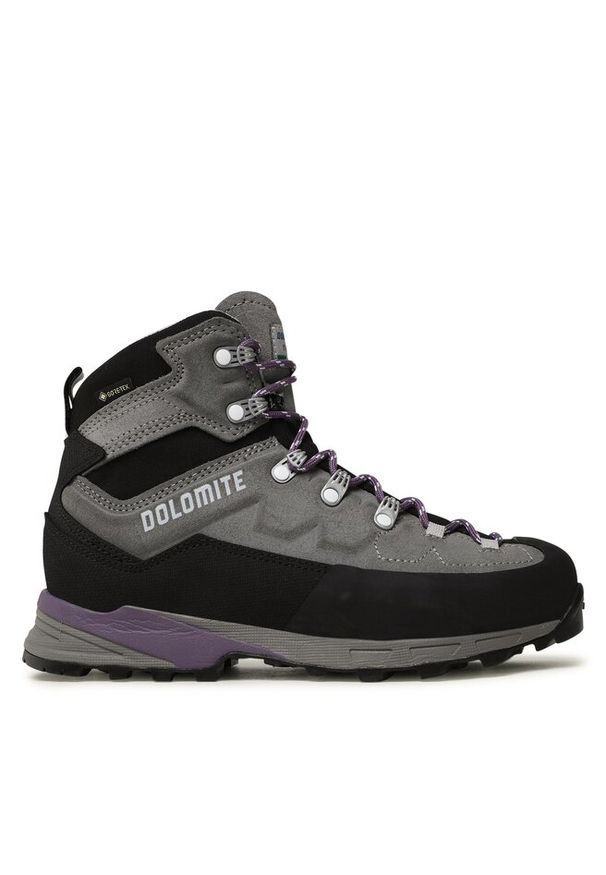 Trekkingi Dolomite. Kolor: szary. Technologia: Gore-Tex. Sport: turystyka piesza