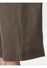 Max Mara Spodnie materiałowe Minnie 2516131018 Zielony Relaxed Fit. Kolor: zielony. Materiał: len #5