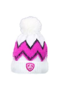 PEAK MOUNTAIN - Czapka Peak Mountain Bon-Mouton. Kolor: różowy. Sezon: zima. Styl: elegancki, sportowy #1