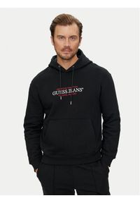 Guess Jeans Bluza M4YQ23 K9V31 Czarny Classic Fit. Kolor: czarny. Materiał: bawełna #1