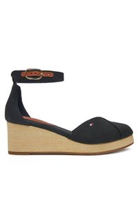 TOMMY HILFIGER - Tommy Hilfiger Espadryle FW0FW08657 Czarny. Kolor: czarny. Materiał: materiał