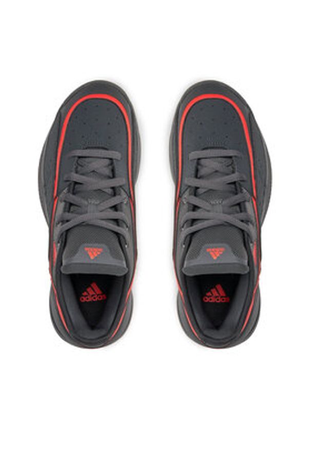 Adidas - adidas Sneakersy Front Court ID8590 Szary. Kolor: szary. Materiał: skóra