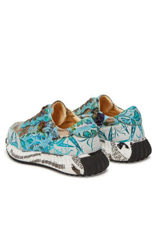 Laura Vita Sneakersy Burton 31 Kolorowy. Materiał: skóra. Wzór: kolorowy