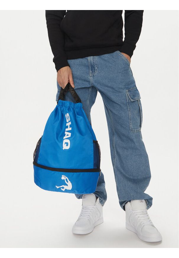 Shaq Plecak SHAQ-P-005-07 Niebieski. Kolor: niebieski. Materiał: materiał