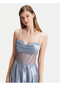 Hey Kyla Sukienka wieczorowa 5AG019HK Błękitny Slim Fit. Kolor: niebieski. Materiał: syntetyk. Styl: wizytowy #5